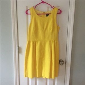J. Crew Yellow Dress
